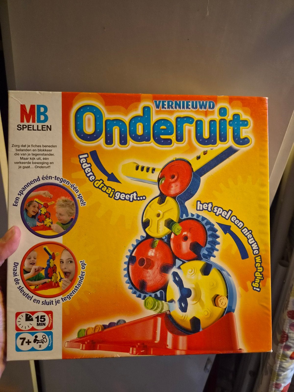 Onderuit, Een of twee spelers, Ophalen, Gebruikt, MB Spellen