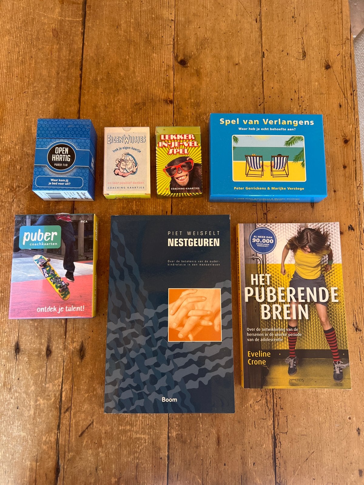 Nestgeuren & het puberende brein en coachingskaarten, Boeken, Ophalen of Verzenden, Zo goed als nieuw