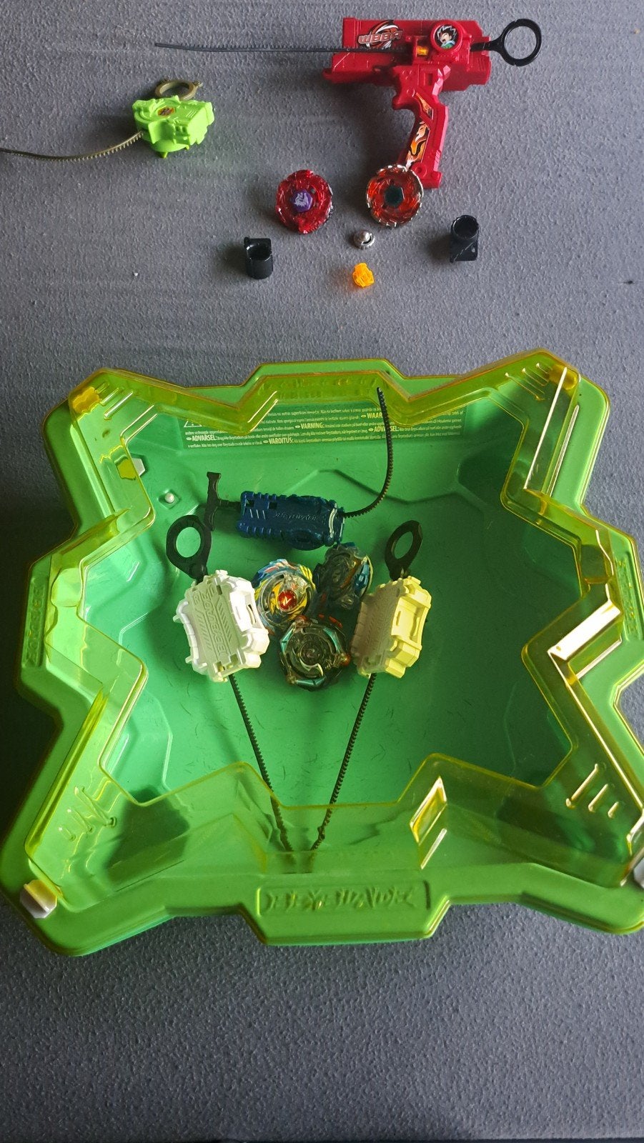 Beyblades, Ophalen, Zo goed als nieuw