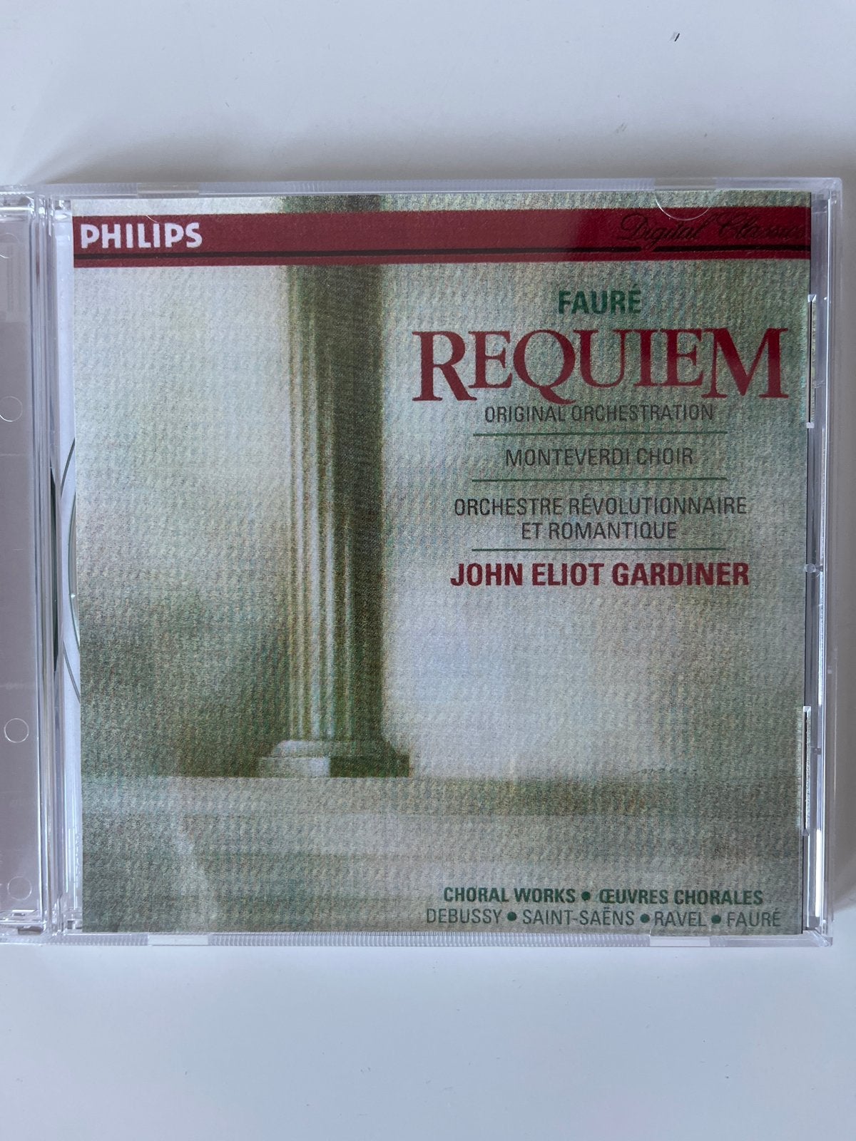 Fauré Requiem - John Eliot Gardiner - Philips CD, Cd's en Dvd's, Cd's | Klassiek, Gebruikt, Requiem, Album, Romantiek, Overige componisten