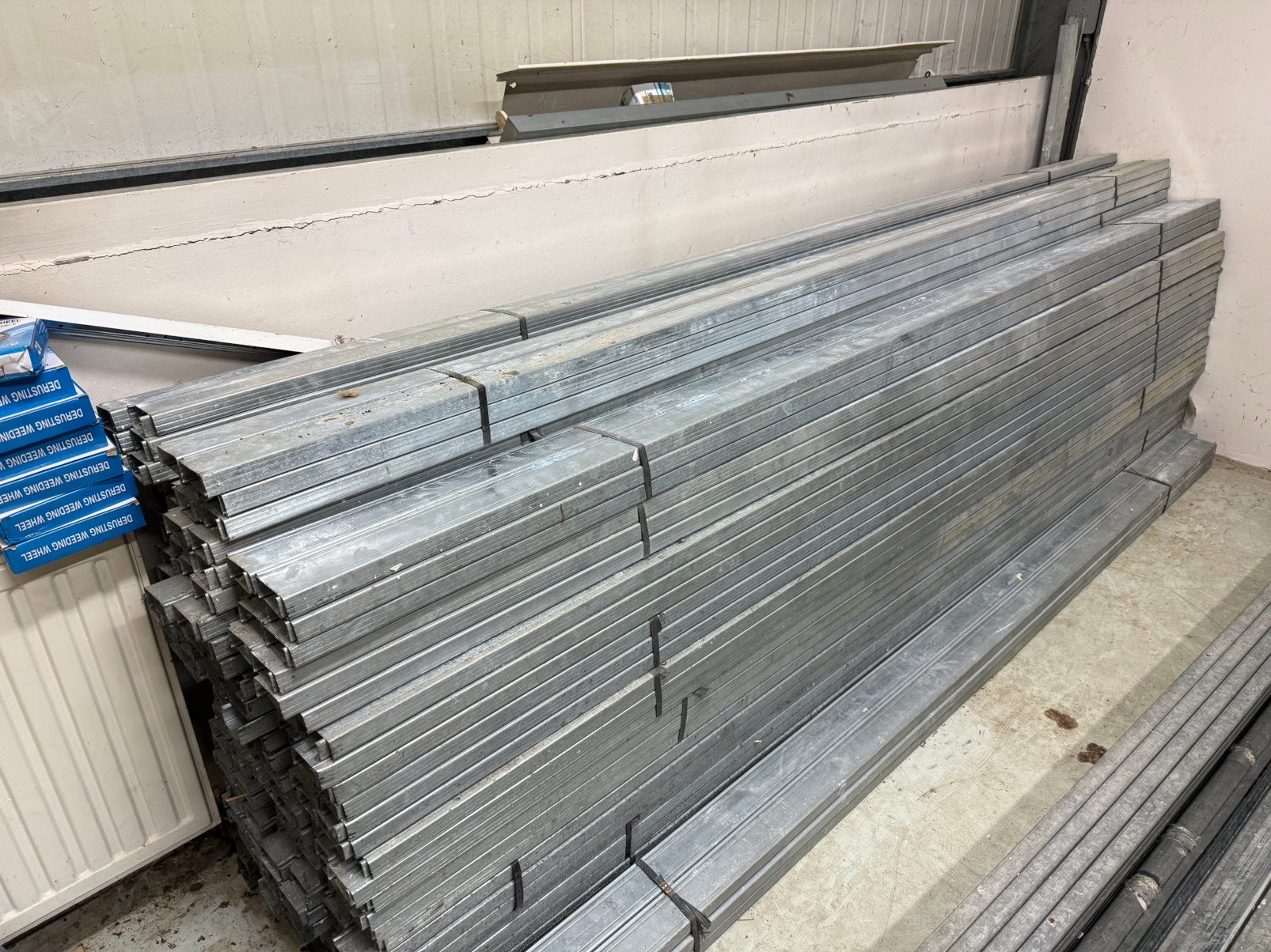 Verzinkte C-profielen 60x65x3000 mm - partij, Doe-het-zelf en Verbouw, Metalen, Ophalen, Zo goed als nieuw