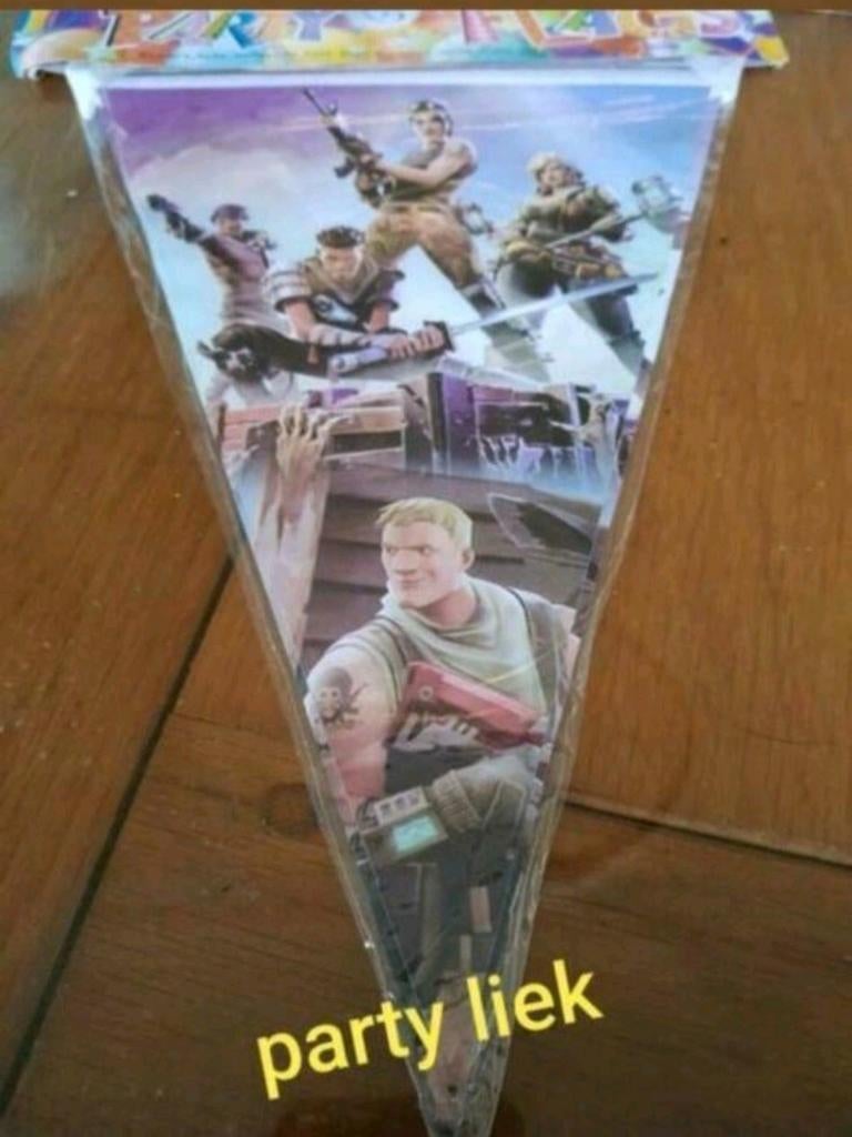 FORTNITE vlaggenlijn nr S693, Ophalen of Verzenden, Nieuw, Versiering, Verjaardag