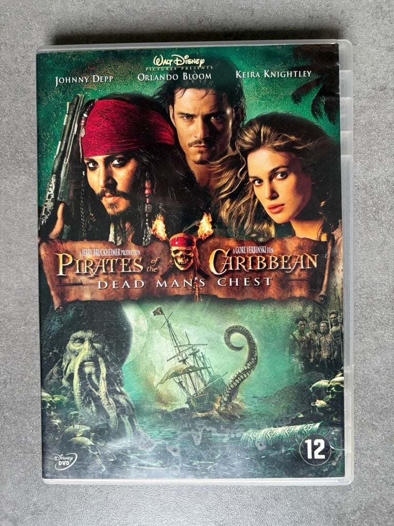 Pirates Of The Carribbean 2: Dead Man's Chest, leuke Dvd, Cd's en Dvd's, Dvd's | Actie, Gebruikt, Actiekomedie, Vanaf 12 jaar