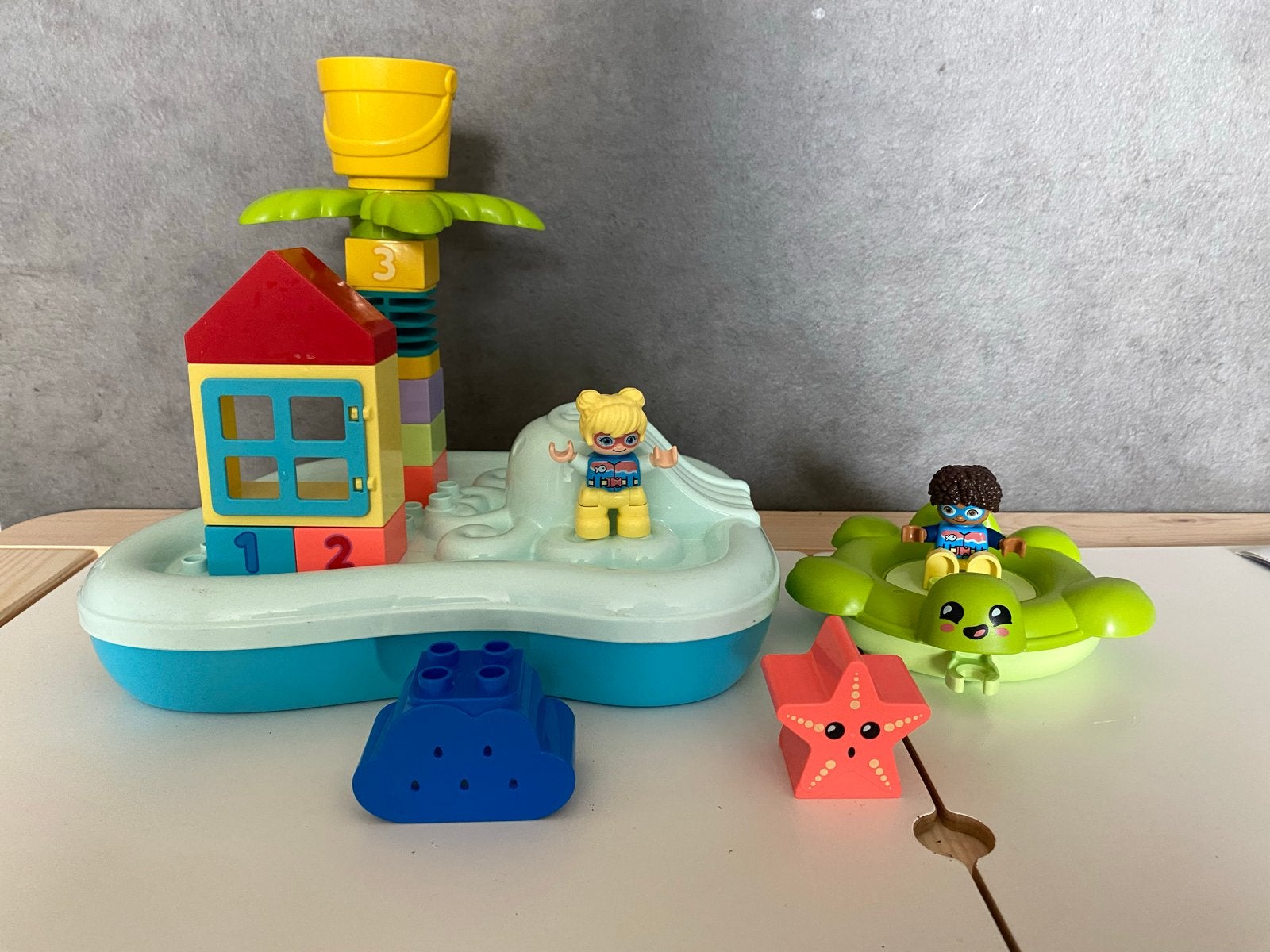 Lego Duplo speelset 10989 voor in bad - Waterpark, Overige thema's, Ophalen of Verzenden, Zo goed als nieuw, Compleet