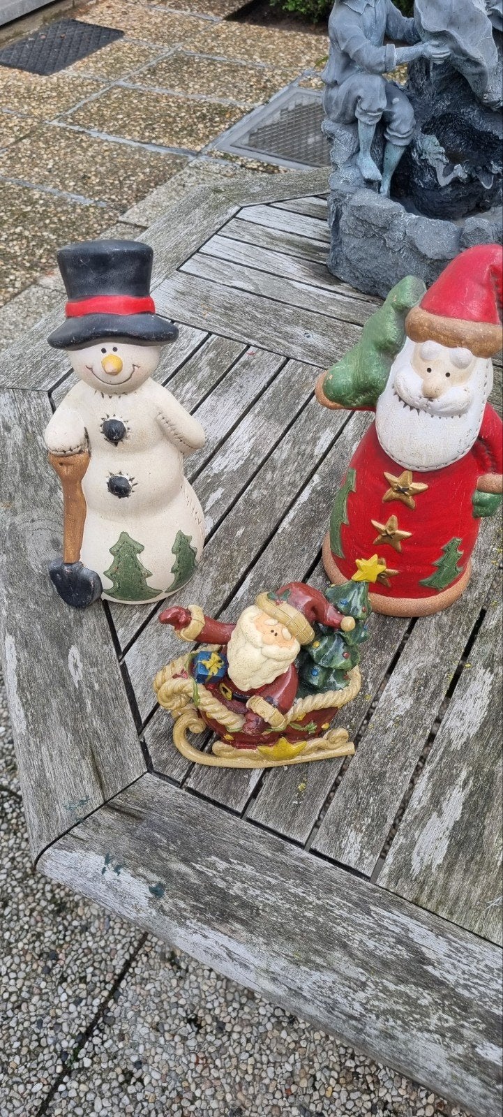 prachtige kerst man en vrouw en arreslee mooi en gaaf, Diversen, Ophalen of Verzenden