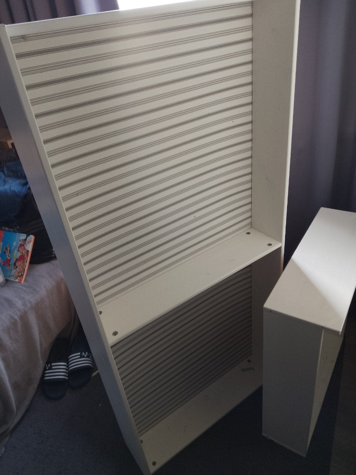 ikea hemnes bedlades zgan, Ophalen, 90 cm, Eenpersoons, Wit