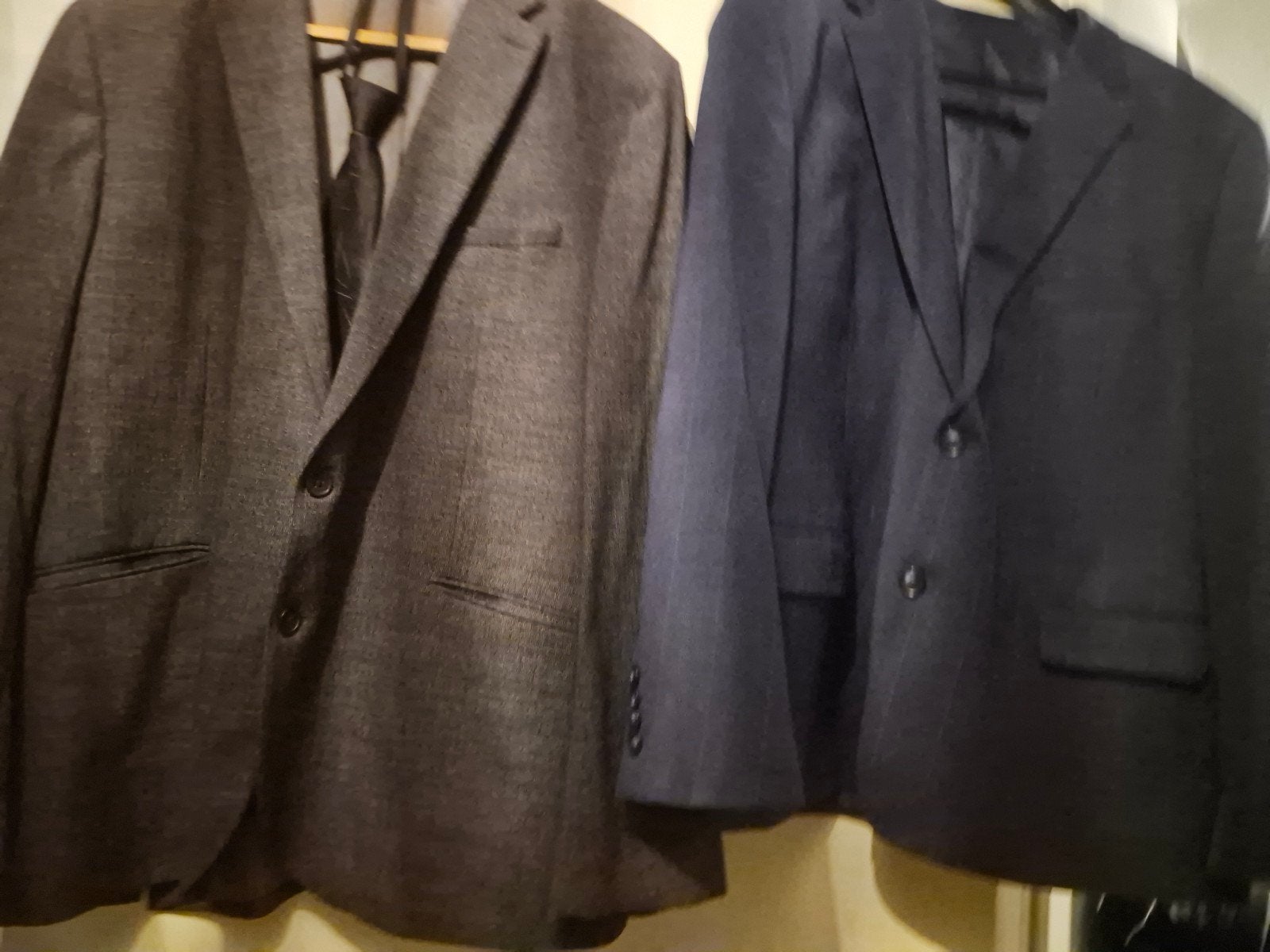 2 Heren colbert,s zgan mt 60Vaste pr€30euro, Verzenden, Zo goed als nieuw, Maat 52/54 (L), Blauw