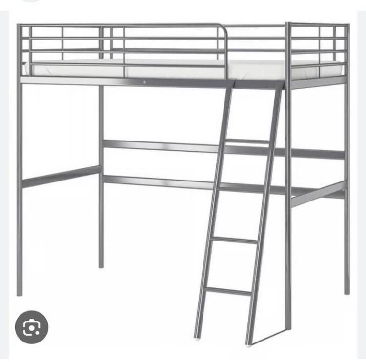 Te koop: Ikea hoogslaper, Ophalen, Gebruikt, Eenpersoons, 200 cm