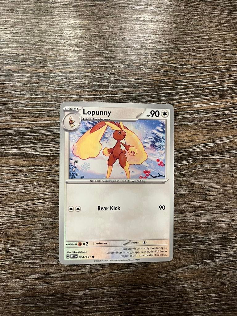 Lopunny PRE 084/131, Ophalen of Verzenden, Zo goed als nieuw