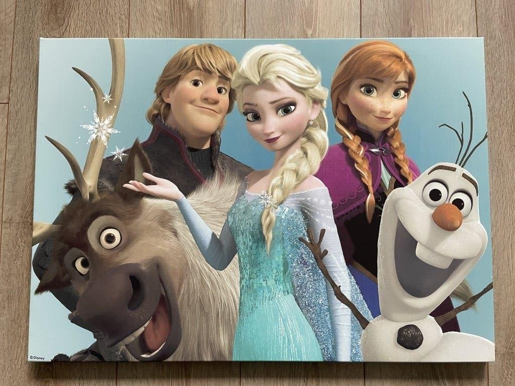 Canvas Frozen 70 x 50 cm, Ophalen, Gebruikt, Wanddecoratie