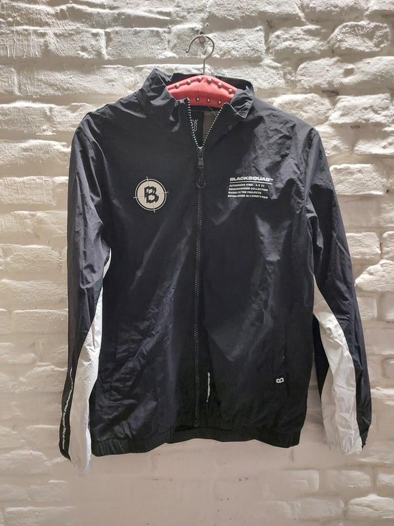 Black Squad windjack maat M, Kleding | Heren, Zwart, New yorker, Zo goed als nieuw, Verzenden