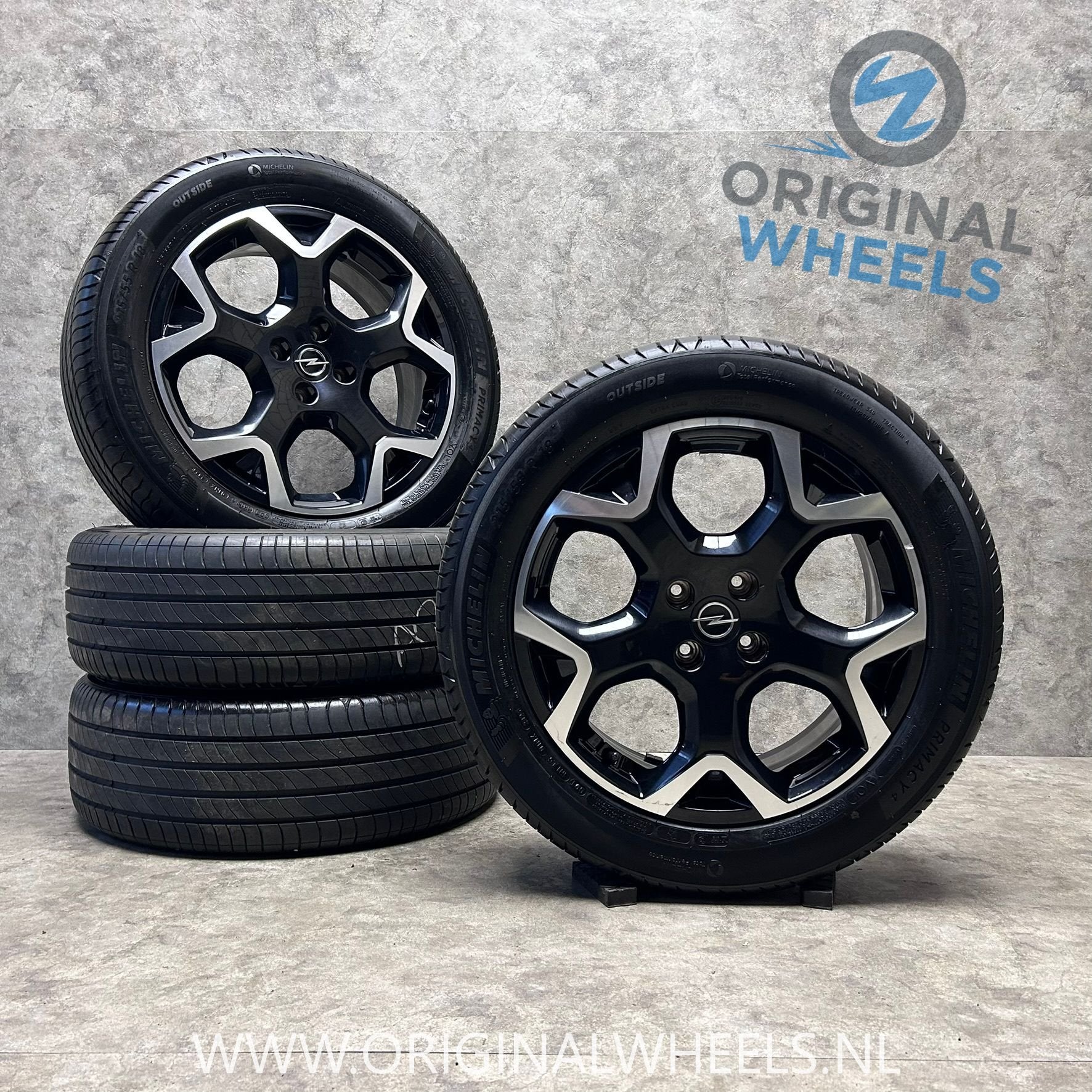 18 inch originele velgen + zomerbanden Opel Mokka 9835097680, 18 inch, -, -, Banden en Velgen