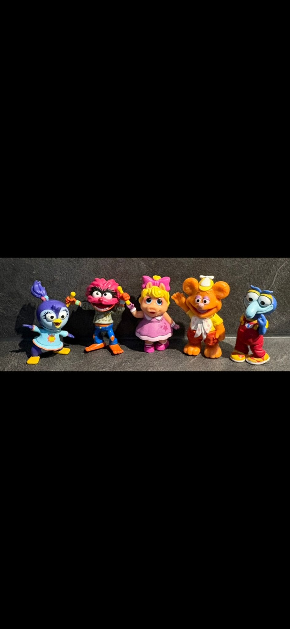 Disney Muppet Babies Figuren Set - Kermit, Miss Piggy, Gonzo, Ophalen of Verzenden, Gebruikt