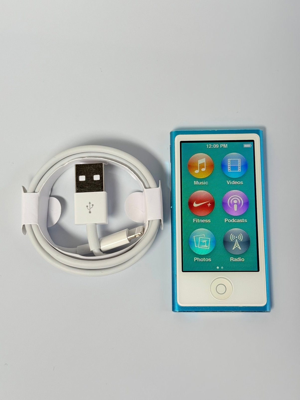 Apple iPod Nano 7e Generatie Blauw 16GB, Audio, Tv en Foto, Mp3-spelers | Apple iPod, 40 GB en meer, Gebruikt, Blauw, Ophalen of Verzenden