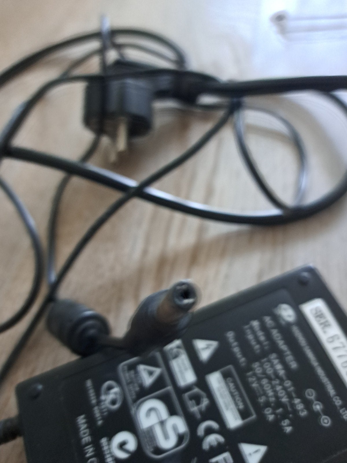 AC Adapter 12V 5A - Model SAWA-01-483, Ophalen of Verzenden