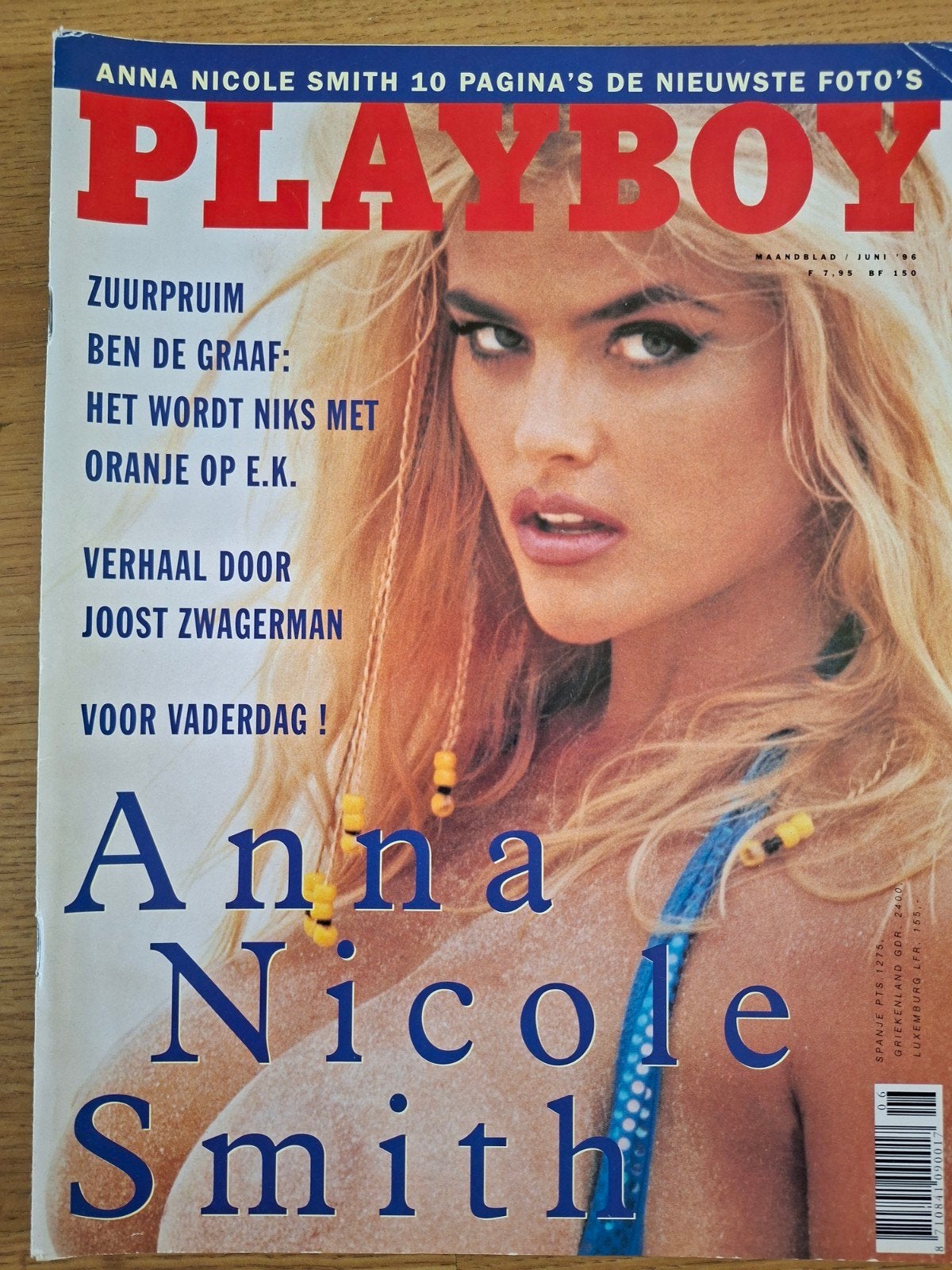 Playboy Magazine Juni '96 - Anna Nicole Smith Cover, Boeken, Ophalen of Verzenden, Gelezen, Overige typen