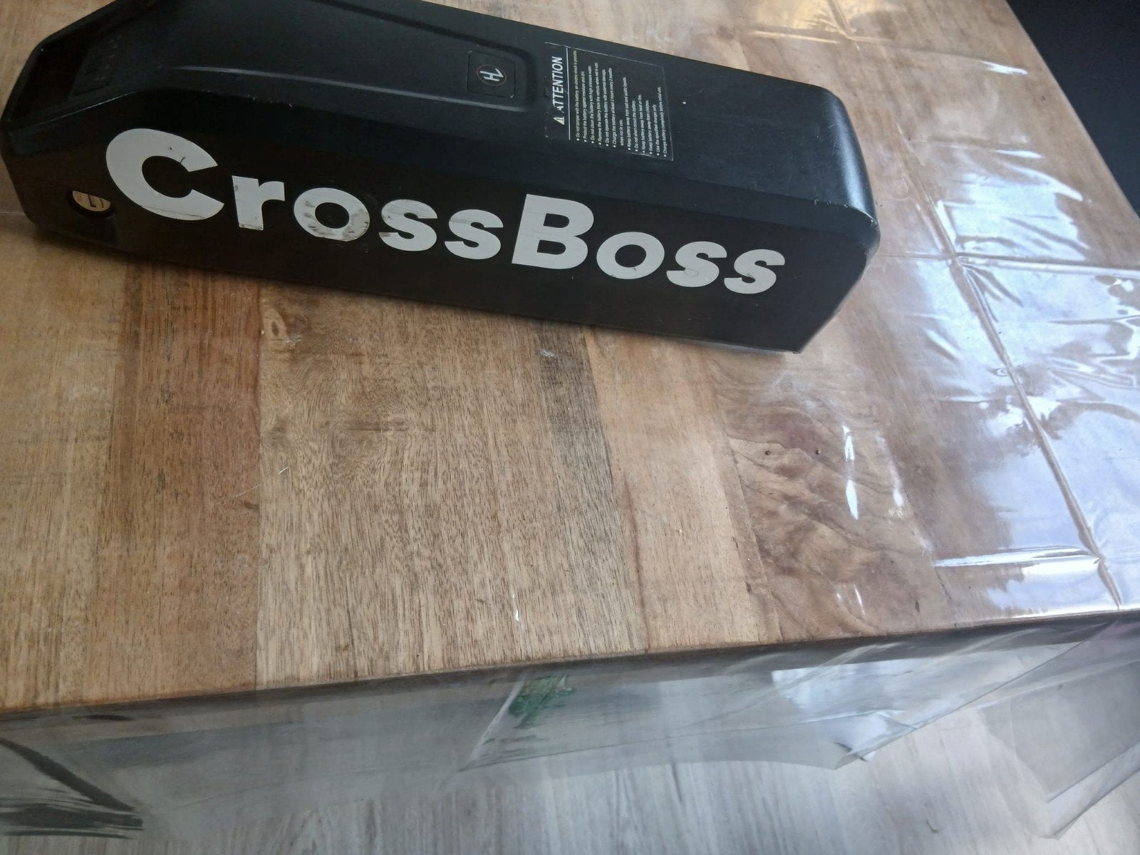 CrossBoss Fatbike Accu V8/V20 met 3-pins lader, Zo goed als nieuw