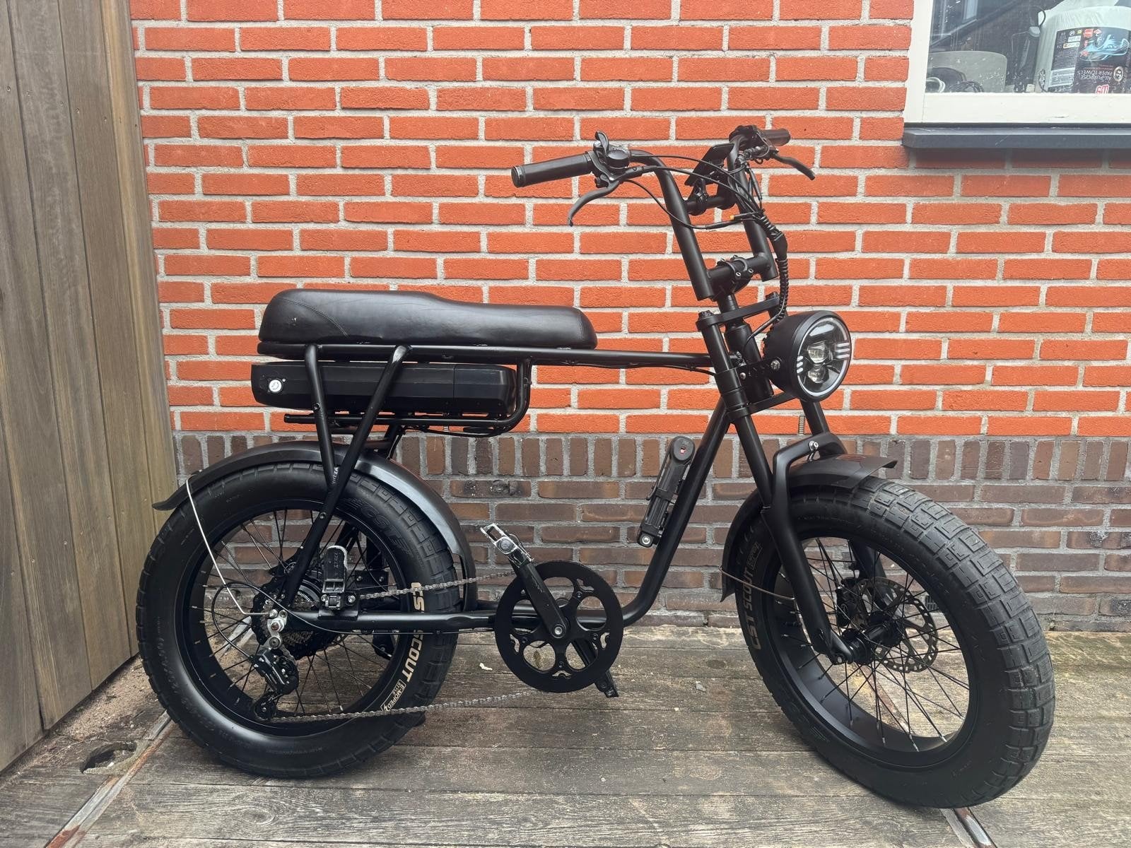 ouxi ed2 fatbike zwart, 59 cm of meer, Ophalen of Verzenden, Overige merken