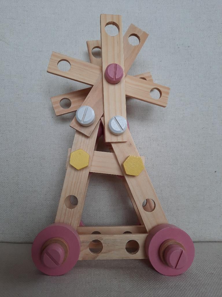 Playing Kids houten blokken en constructie speelgoed - nieuw, Kinderen en Baby's, Speelgoed | Houten speelgoed, Ophalen of Verzenden