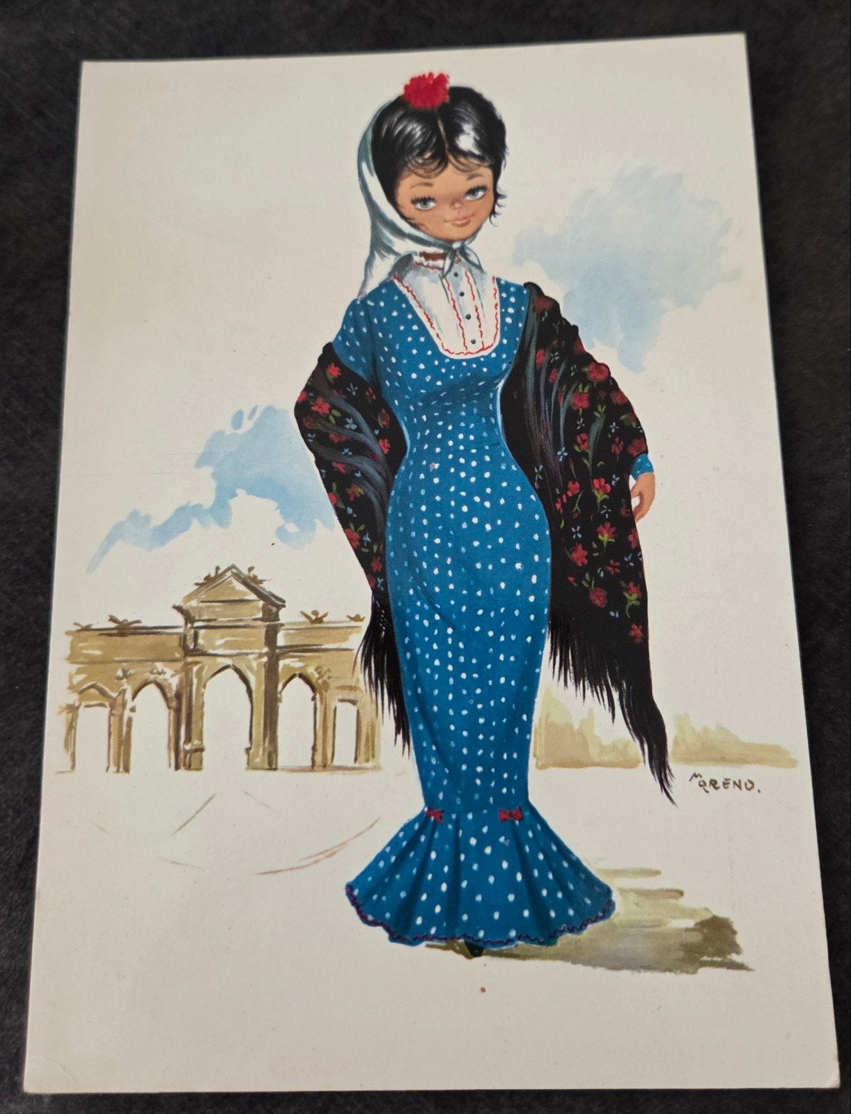 Flamenco danseres, Verzenden, 1960 tot 1980, Ongelopen, Kinderen
