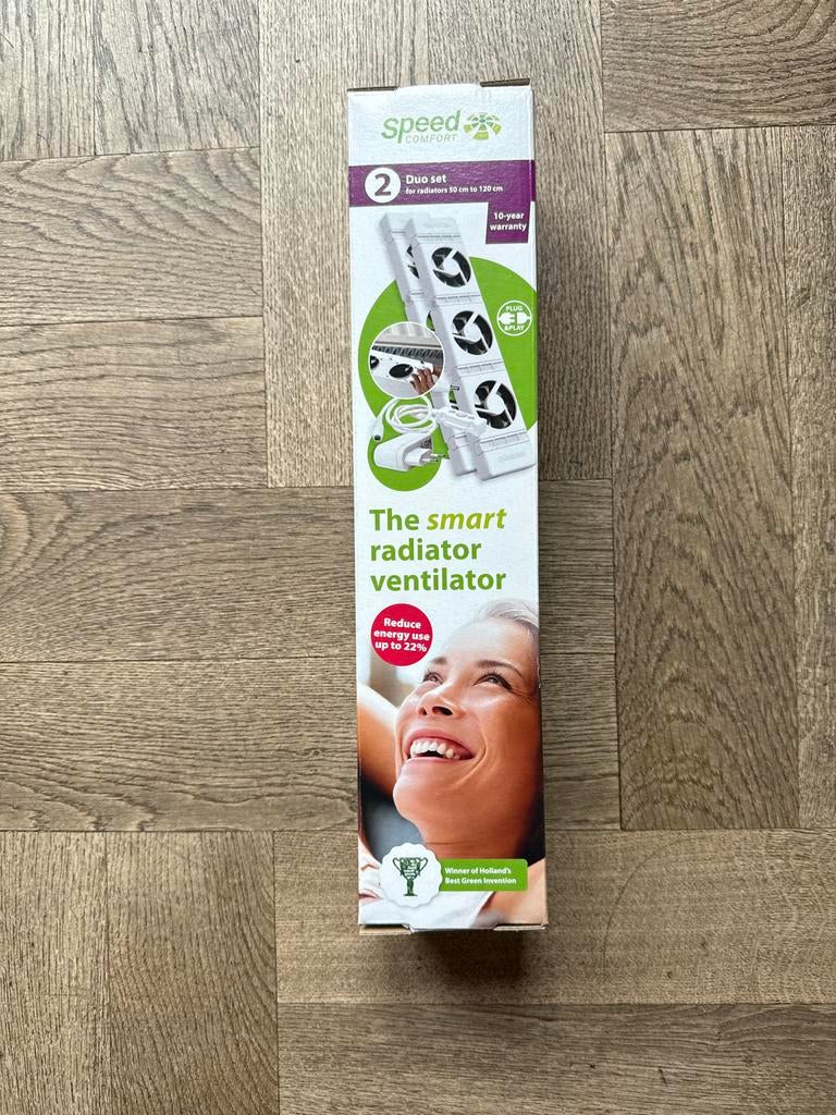 SpeedComfort Duo set slimme radiator ventilator, Ophalen of Verzenden, Zo goed als nieuw, Overige soorten