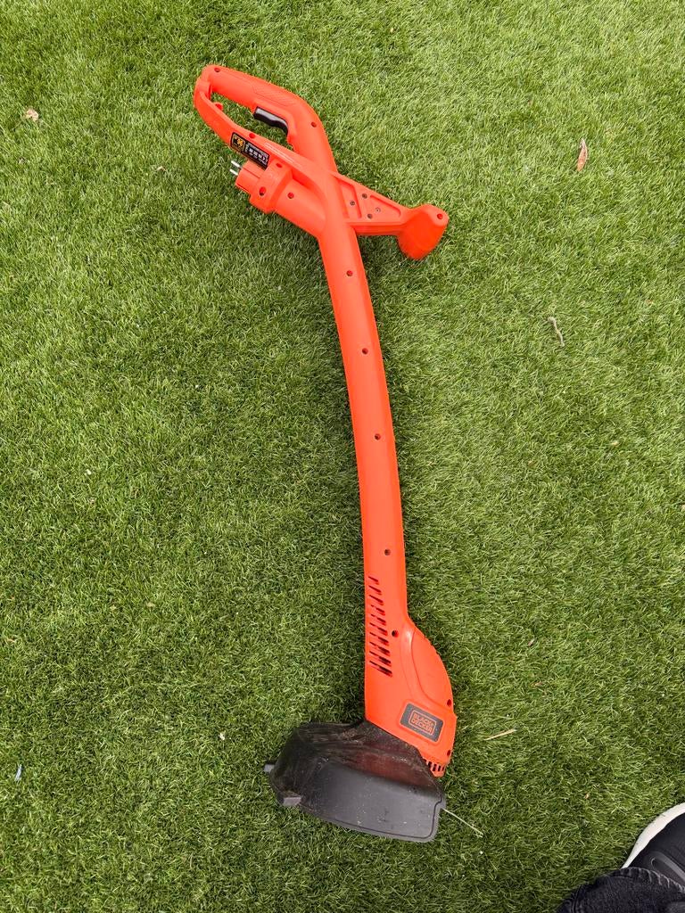 Black+Decker Strimmer Grastrimmer - Perfect voor zijgras, Tuin en Terras, Ophalen of Verzenden, Gebruikt, 30 tot 50 cm, Elektrisch