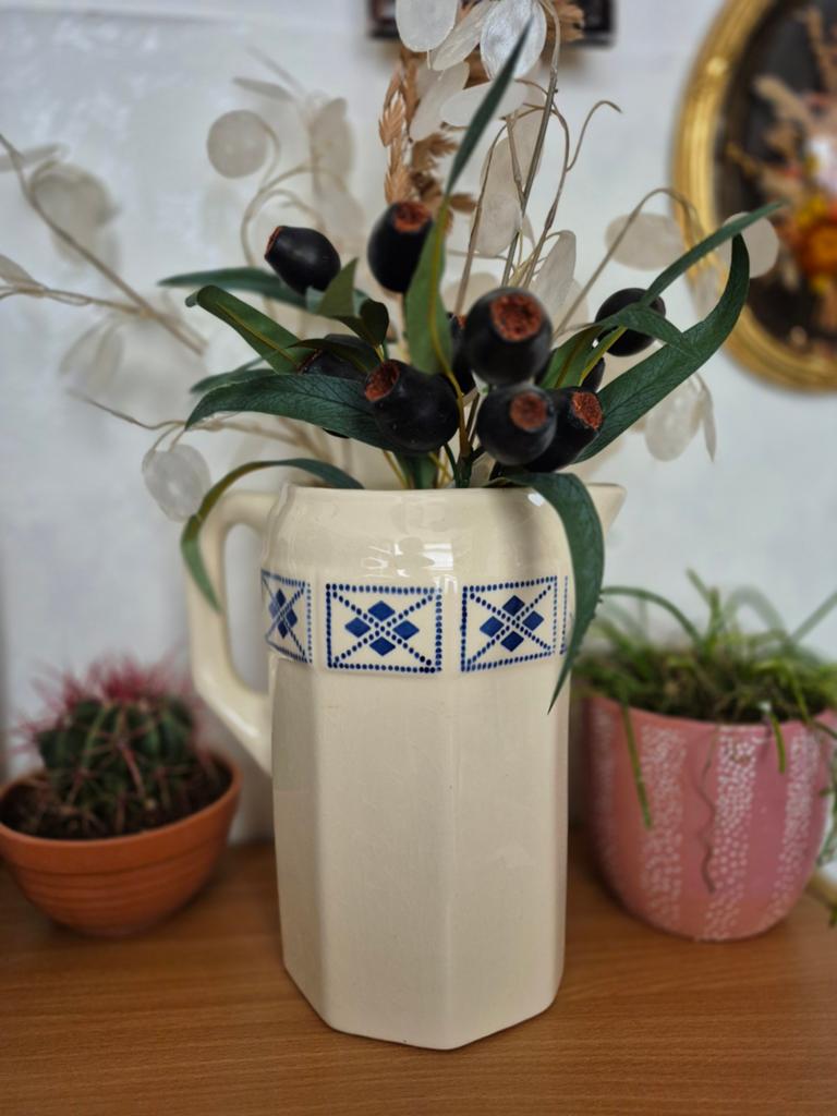 Prachtige art deco Moulins des Loups keramiek kan vaas pot, Antiek en Kunst, Antiek | Keramiek en Aardewerk, Ophalen of Verzenden