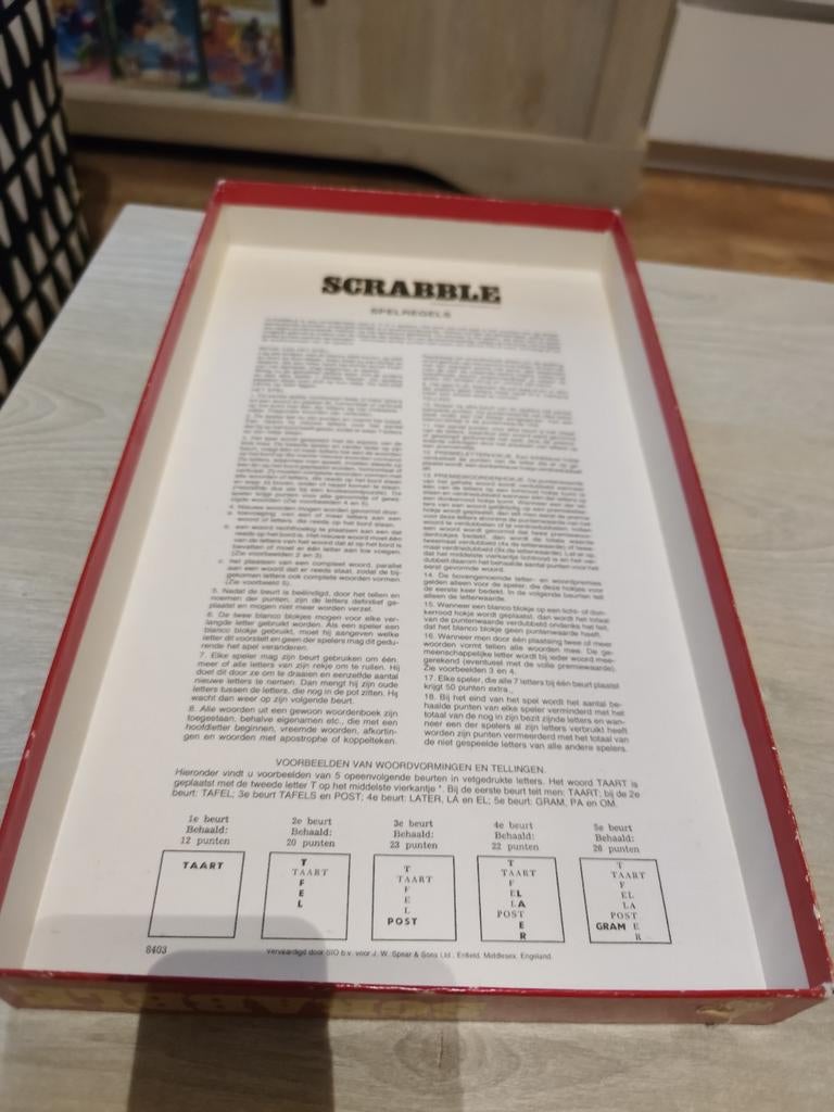 Scrabble - Nederlandse Uitgave (Nieuwe Uitvoering), Gebruikt, Consumerservices.nl@mattel.com, Ophalen of Verzenden, Drie of vier spelers