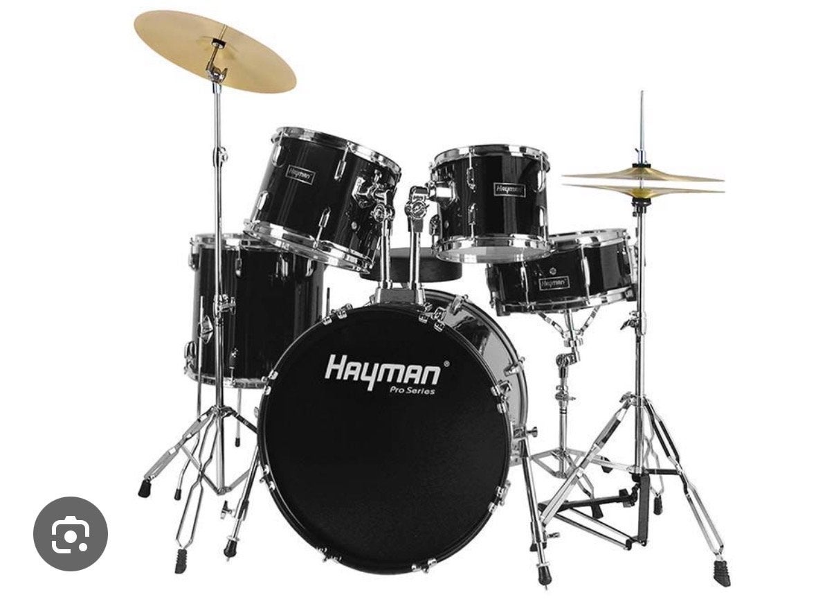 Hayman 5-delig drumstel - Compleet en Gebruiksklaar, Ophalen, Gebruikt, Overige merken