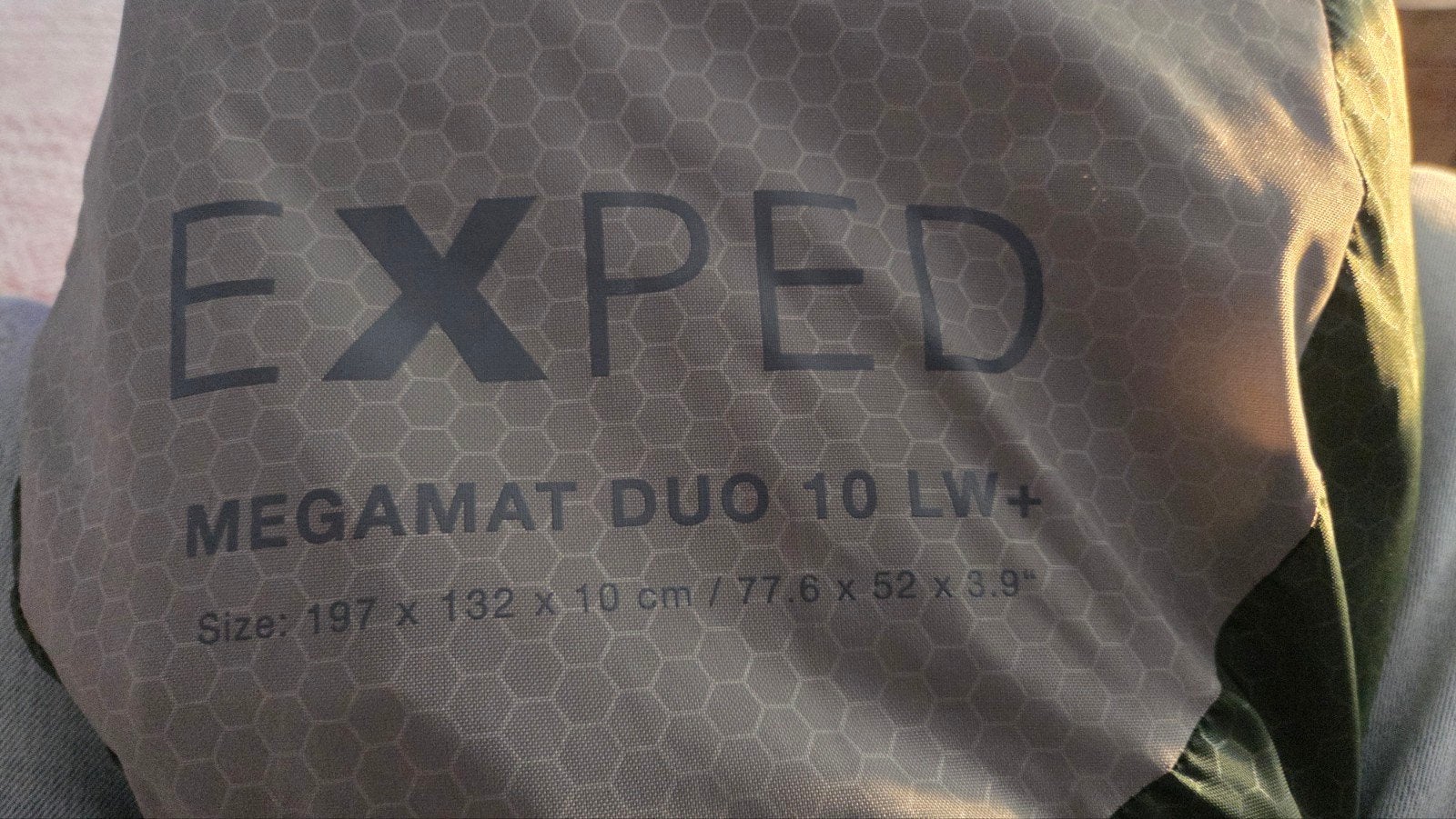 Exped MegaMat Duo 10 LW+ slaapmat, Verzenden, Ingebouwde pomp, Gebruikt, 2-persoons
