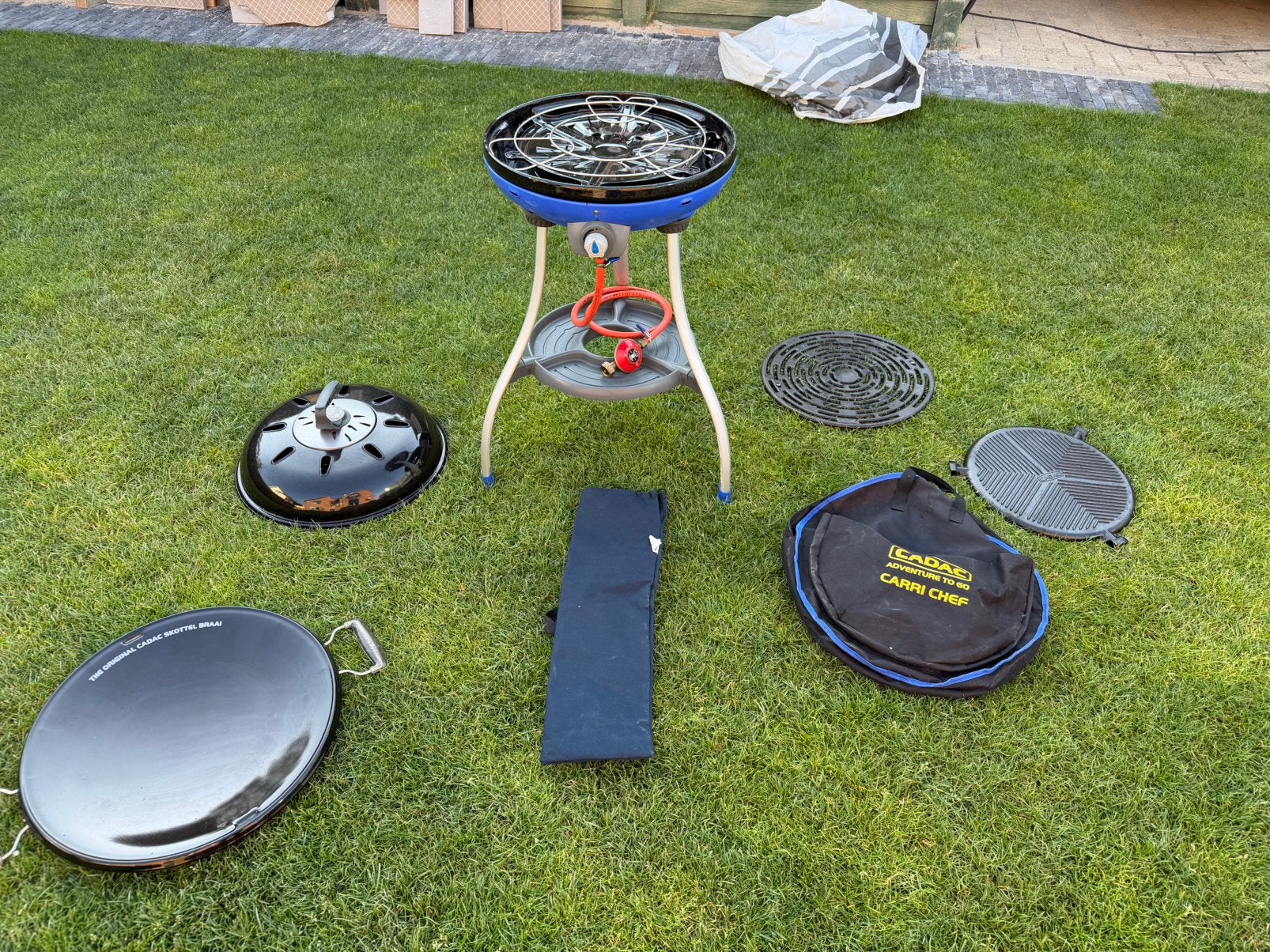 Cadac carri chef bbq, Ophalen, Zo goed als nieuw