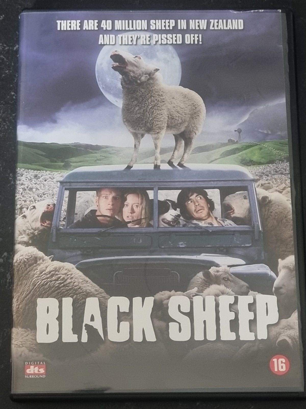 Black Sheep DVD - Horror-komedie met gemuteerde schapen, Vanaf 16 jaar, Nederlands, Horror-komedie, Gebruikt