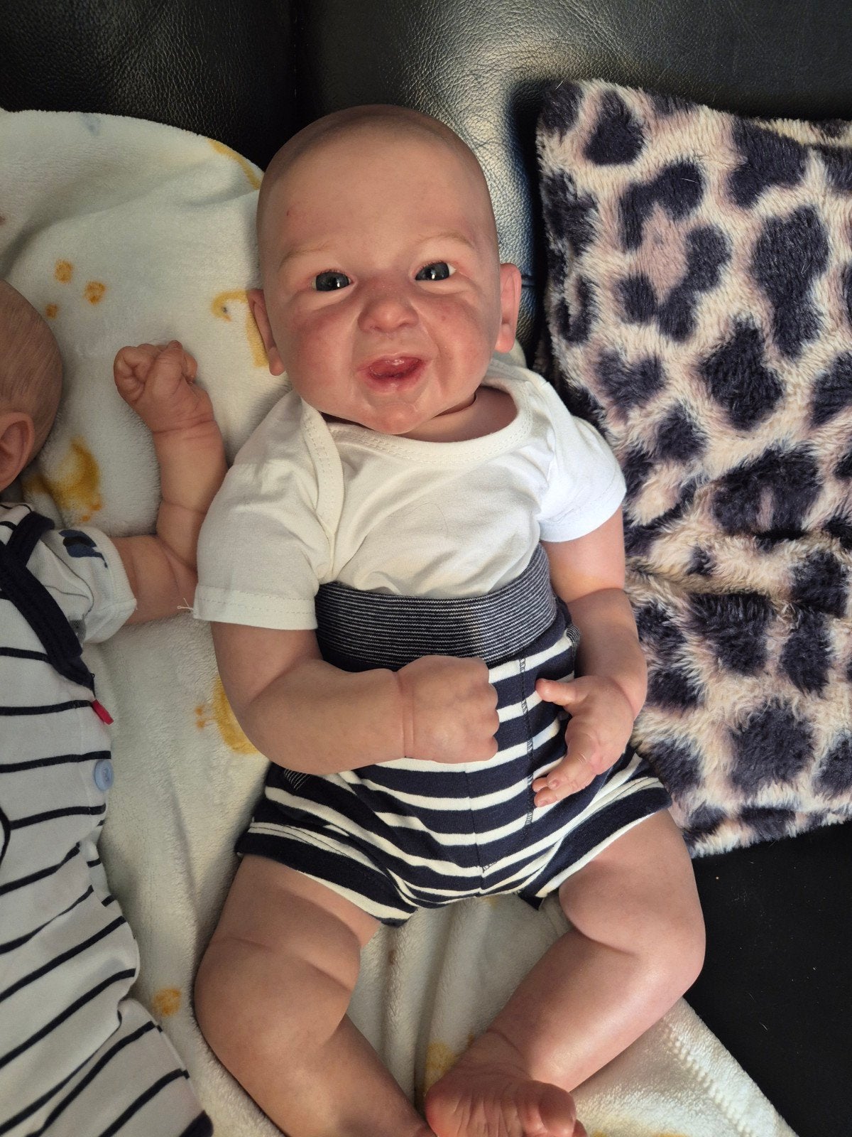 Rebornbaby te koop, Verzamelen, Poppen, Ophalen of Verzenden, Zo goed als nieuw, Babypop, Levensecht of Reborn
