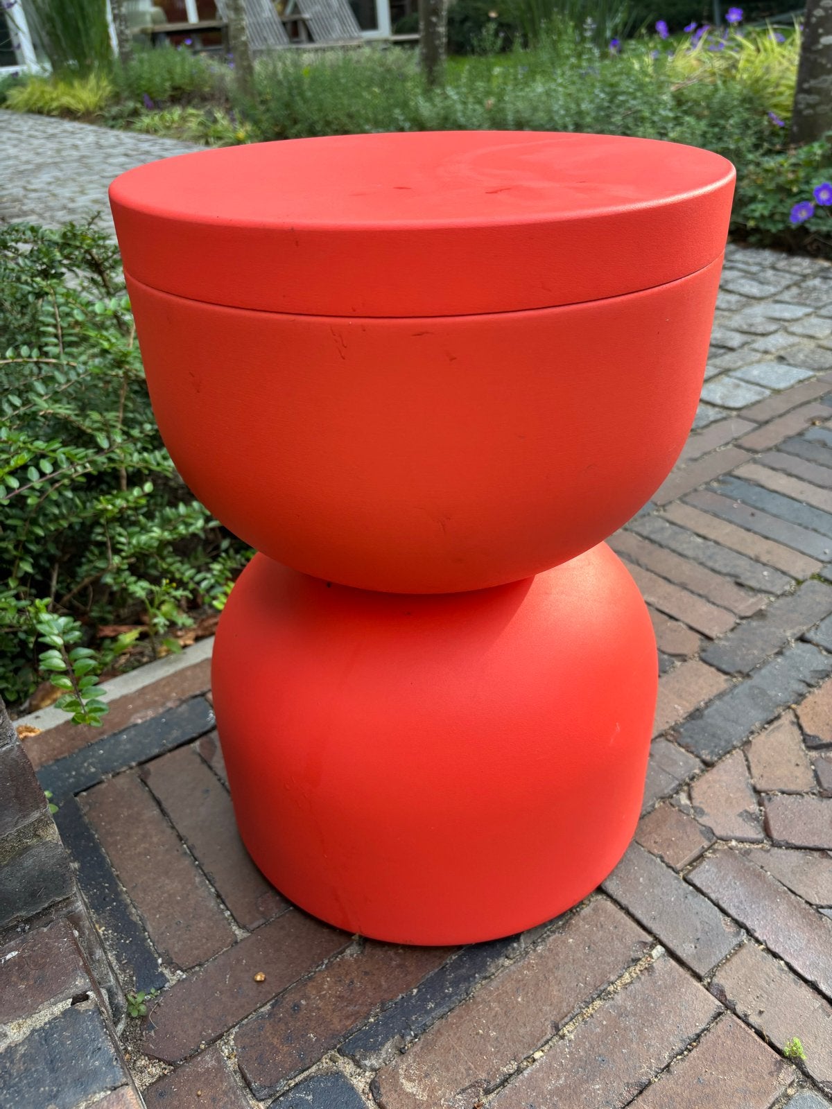 Twv 344 euro: Fermob Piapolo krukje in Candied Orange, Ophalen, Gebruikt, Overige materialen
