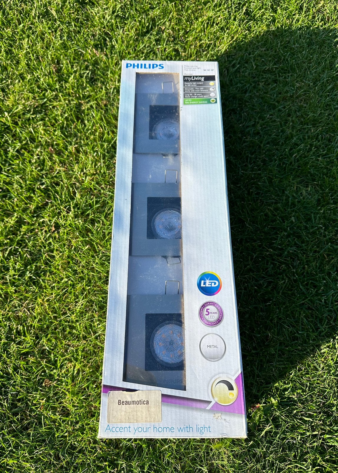 Philips myLiving Porrima LED Inbouwspots (3x 4,5W) – NIEUW, Nieuw, Ophalen of Verzenden, LED, Philips