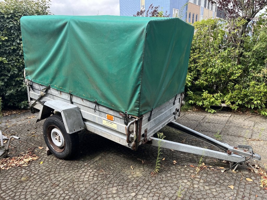 Degelijke aanhangwagen met huif - Klaar voor gebruik, Auto diversen, Aanhangers en Bagagewagens, Ophalen, Gebruikt