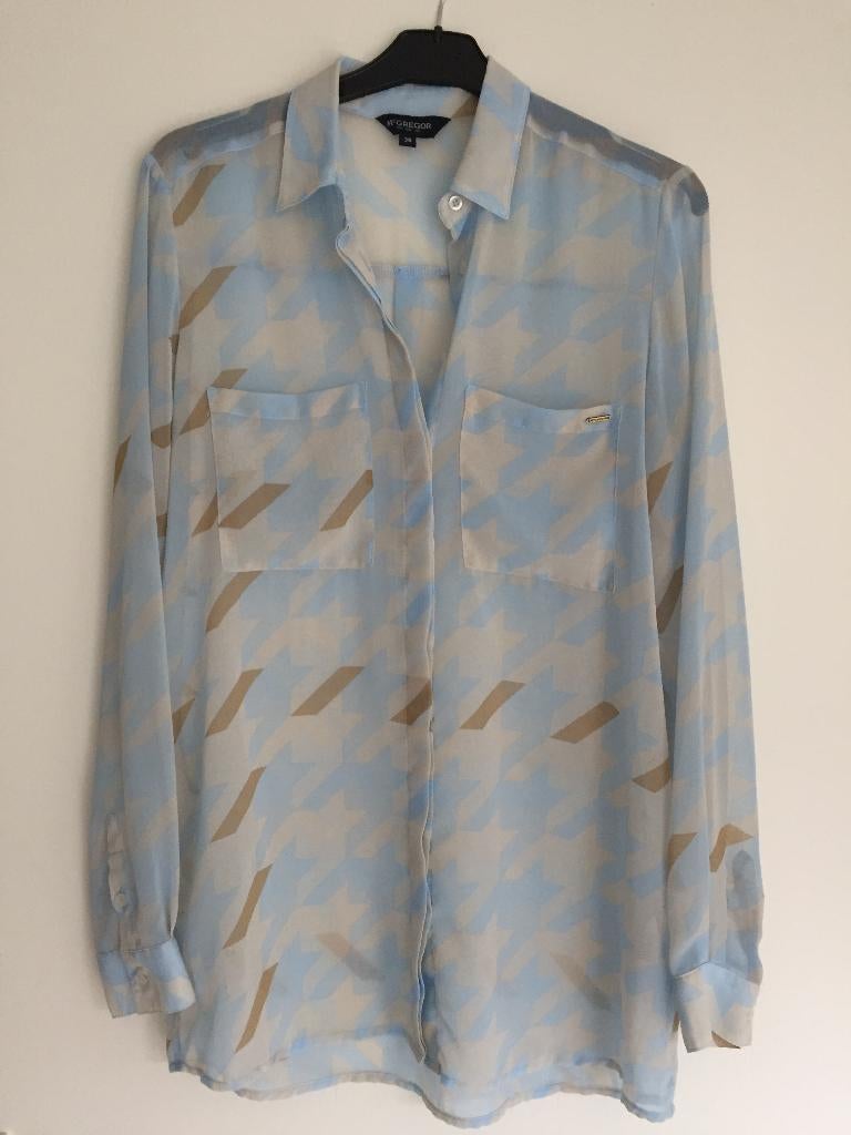 Nieuwe soepele mcgregor blouse - maat 36 iets doorschijnend, McGregor, Blauw, Nieuw, Ophalen of Verzenden