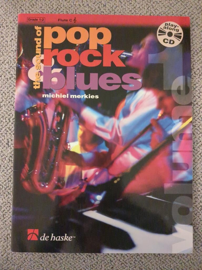 Pop Rock Blues Fluit C - Michiel Merkies (incl. CD), Ophalen of Verzenden