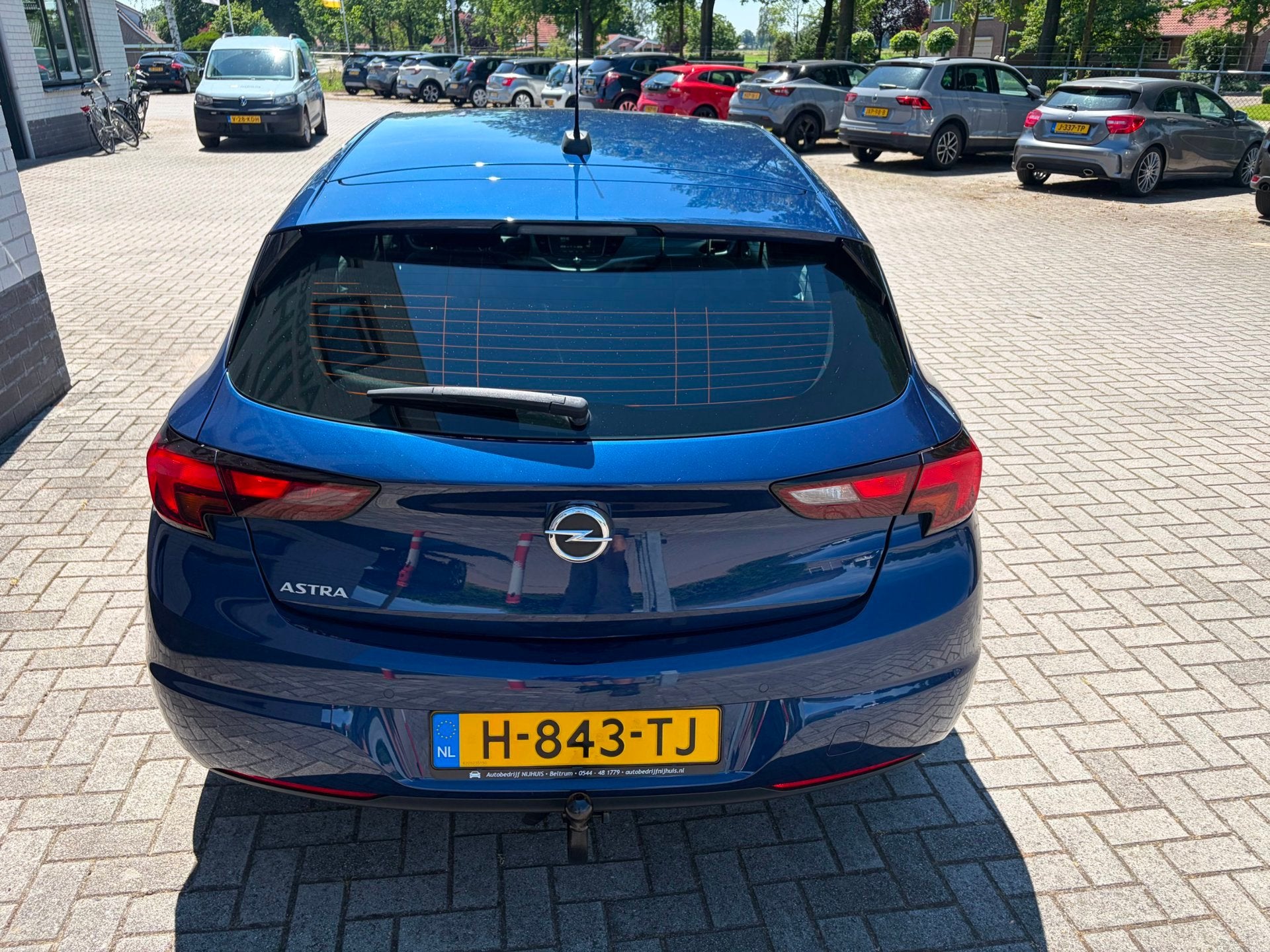 Opel Astra 1.2 Edition / Carplay / Camera / Cruise Control /, Auto's, Stof, Gebruikt, Blauw, 620 kg