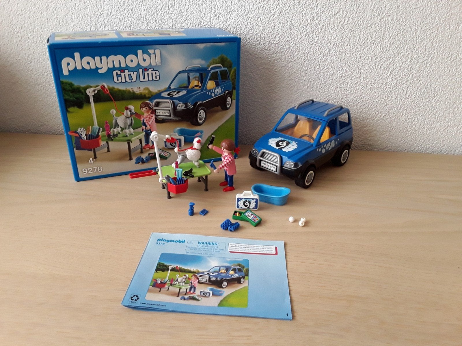 Playmobil City Life 9278 Hondensalon z.g.a.n., Ophalen of Verzenden, Zo goed als nieuw, Complete set