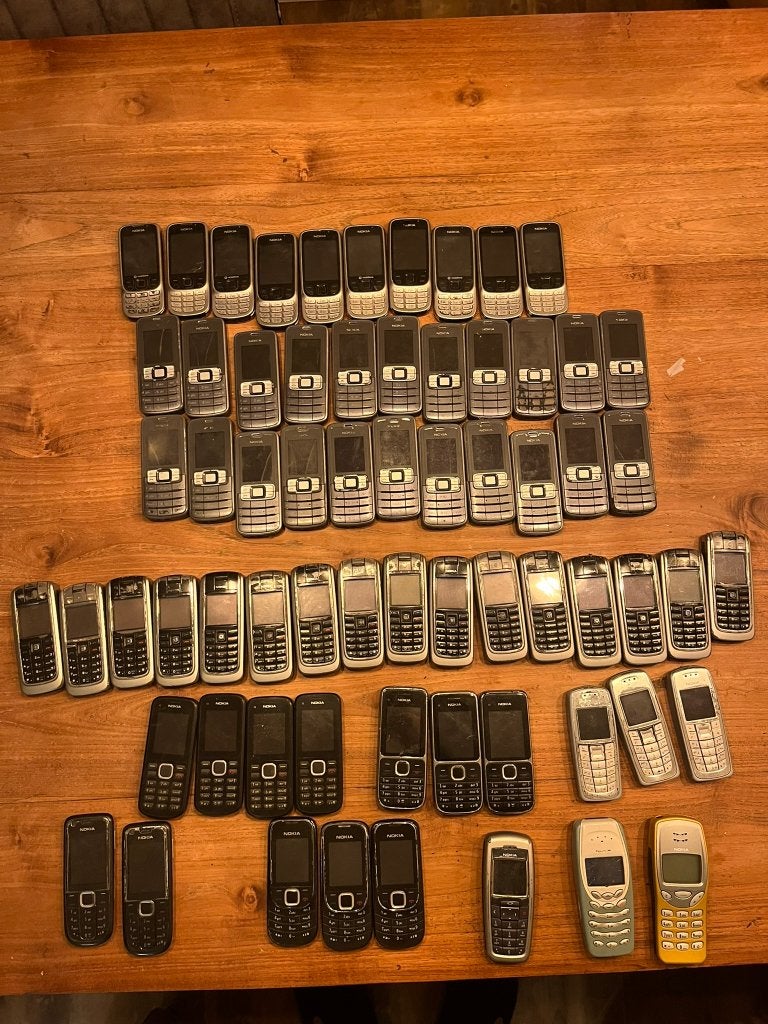 Telefoons - Nokia - oud en gebruikt, Overige kleuren, Verzenden, Geen camera, Fysiek toetsenbord
