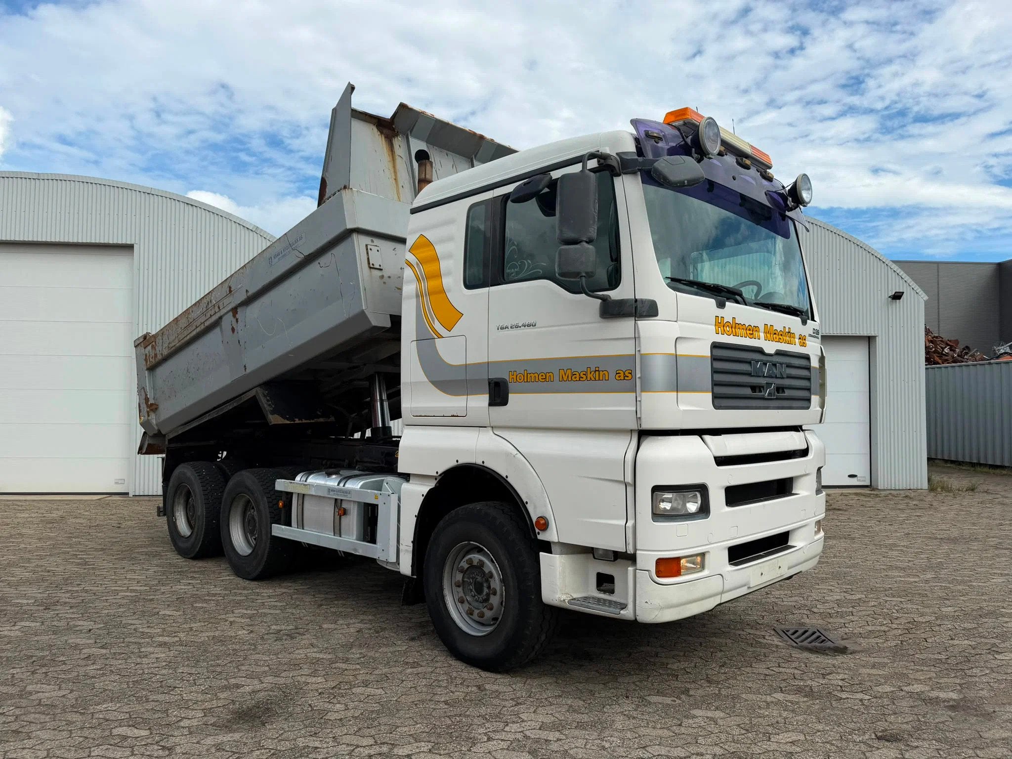 MAN TGA 26.480 (bj 2007), Auto's, Achterwielaandrijving, MAN, Wit, Bedrijf