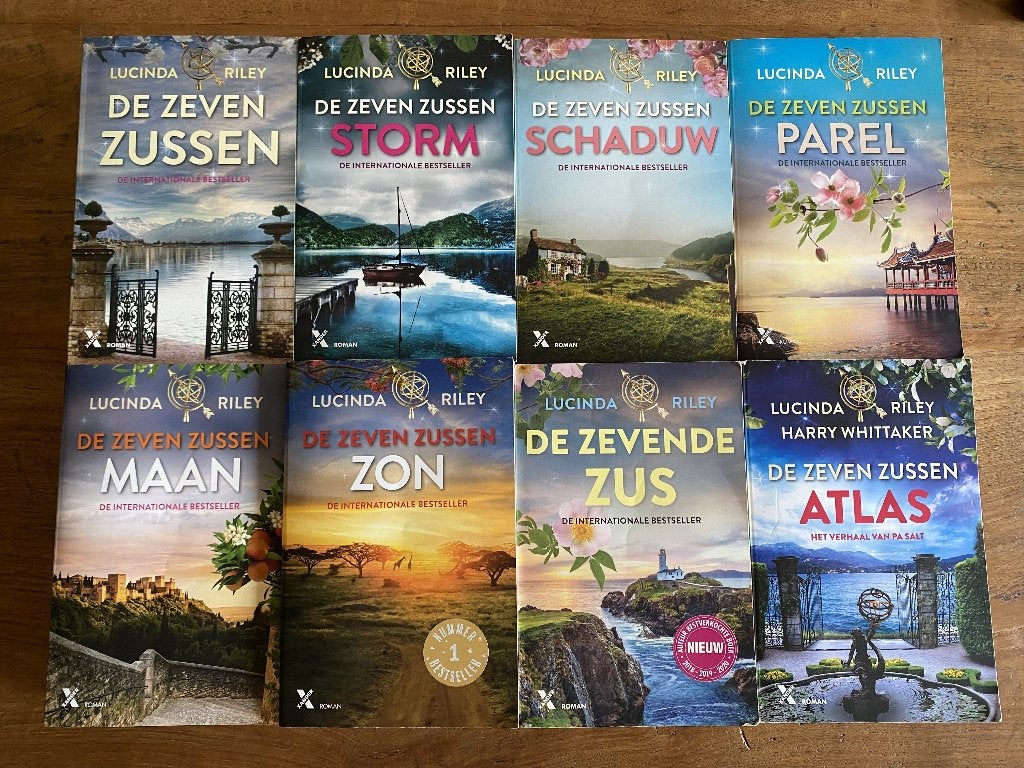 De Zeven Zussen compleet, Boeken, Romans, Gelezen, Lucinda Riley, Ophalen of Verzenden, Nederland
