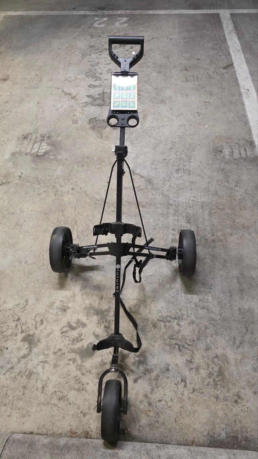 Fastfold junior kinder golf trolley Future2 3-wiel, Ophalen, Gebruikt, Golfkar, Overige merken