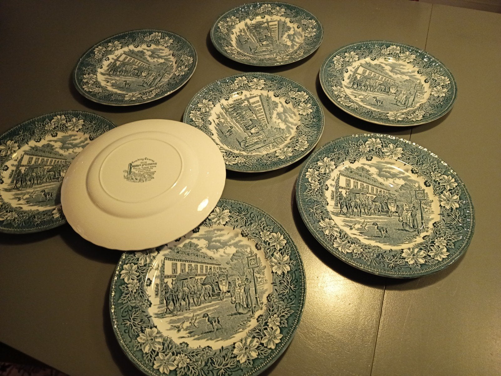 8 dinerborden, Gebruikt, Overige merken, Ophalen of Verzenden, Bord(en)