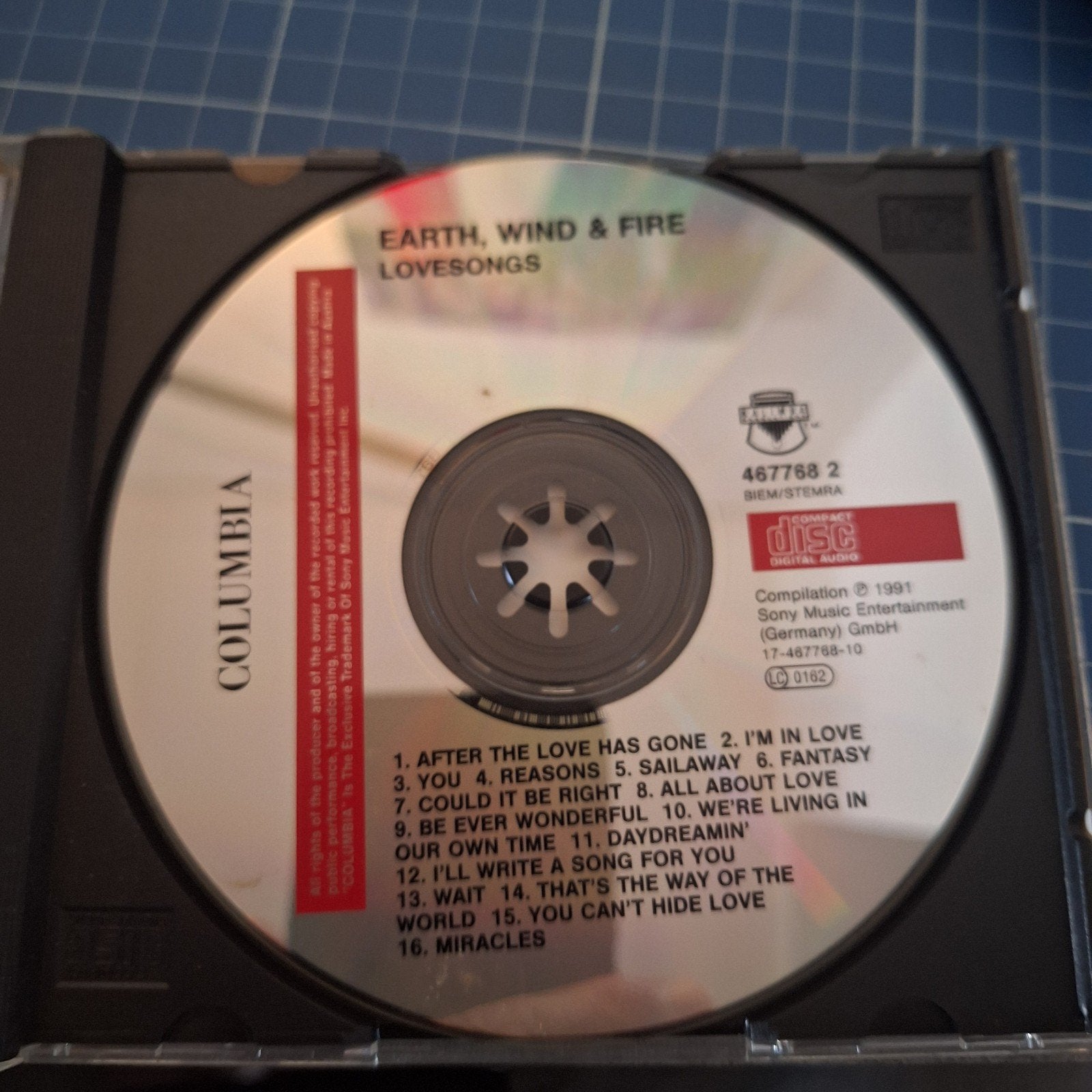 Earth, Wind & Fire - The Lovesongs CD (1991), Ophalen of Verzenden, Gebruikt, Verzamelalbum