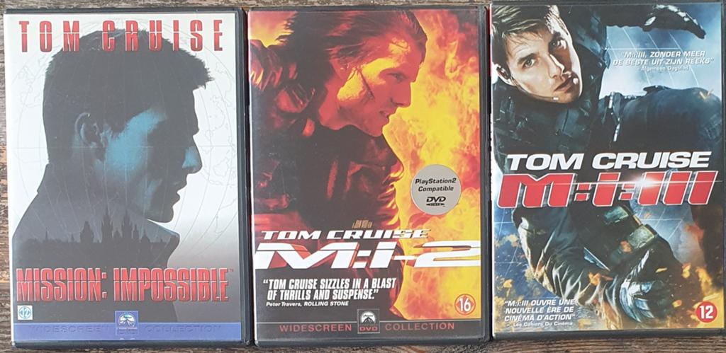 Mission: Impossible 1, 2 & 3 DVD Boxset - Tom Cruise, Vanaf 12 jaar, Ophalen of Verzenden, Gebruikt, Actiethriller