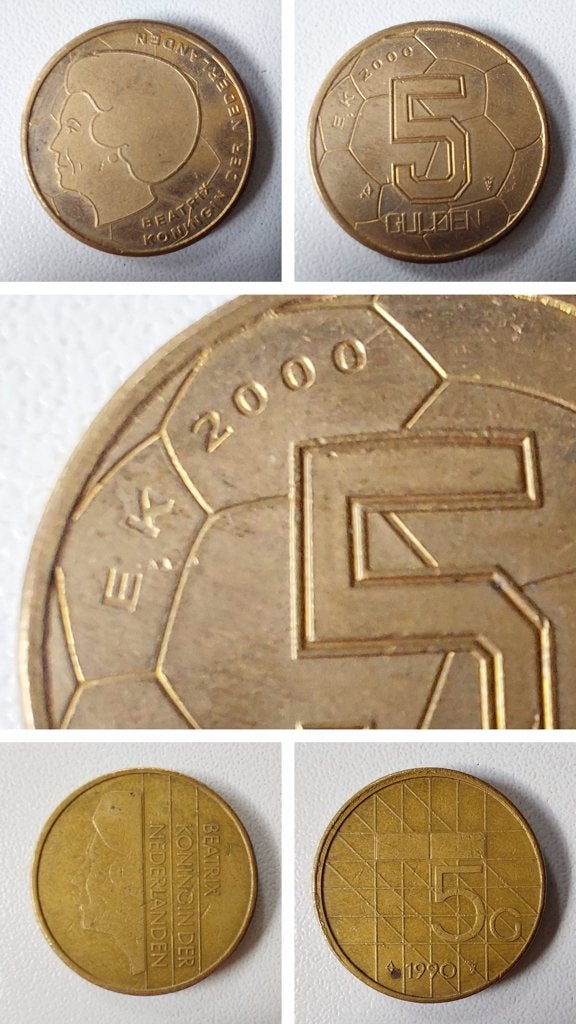 Munten en bankbiljet FL.5,- [gulden], Ophalen of Verzenden, Koningin Beatrix