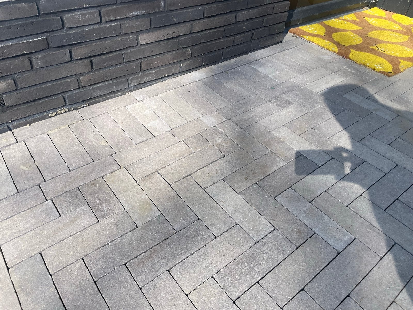 15m2 Nieuwe luxe grijze betonklinkers terras/ oprit, Klinkers, Nieuw, Ophalen of Verzenden, 10 m² of meer