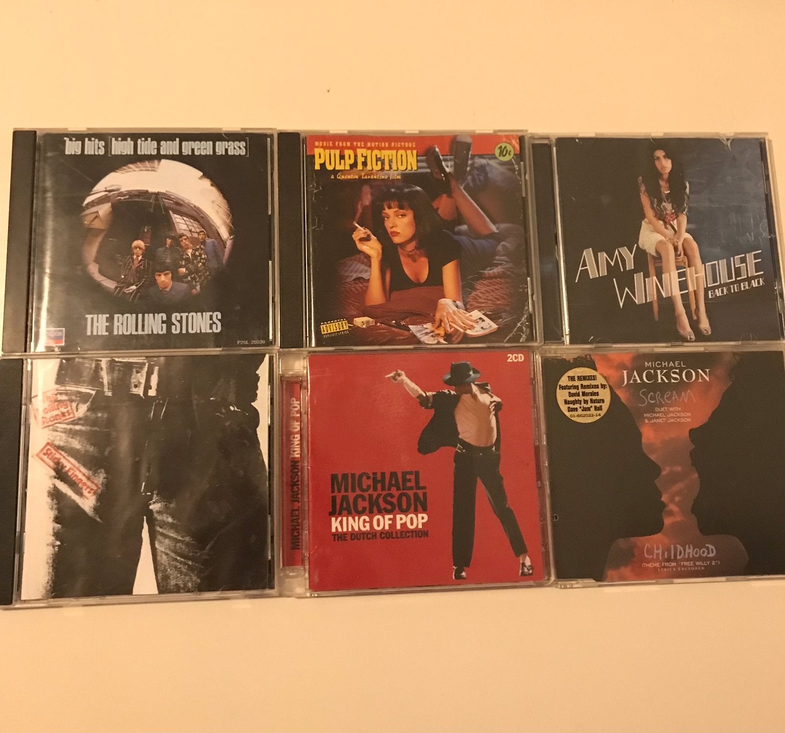 CD’s The Rolling Stones, Michael Jackson, Amy Winehouse, Ophalen of Verzenden, Zo goed als nieuw, Poprock
